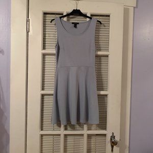 Forever 21 Light Blue Skater Dress Size Medium